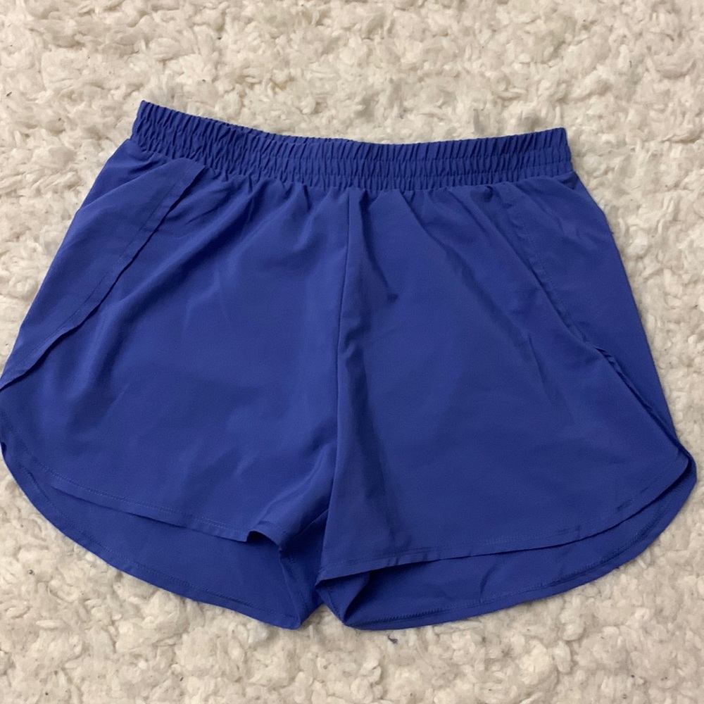 Purple all in motion shorts